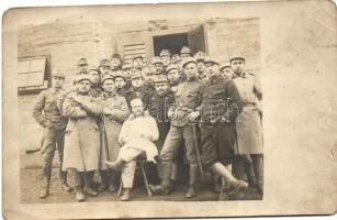 Királyhida, Bruckneudorf; magyar katonák / WWI Hungarian soldiers, photo (EB)