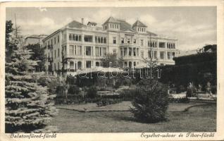 Balatonfüred-fürdő, Erzsébet udvar, Tibor fürdő (EK)