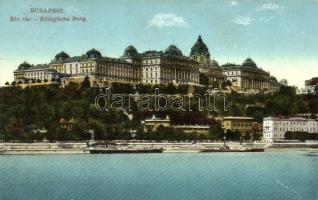 Budapest I. Királyi vár, gőzhajók (fa)