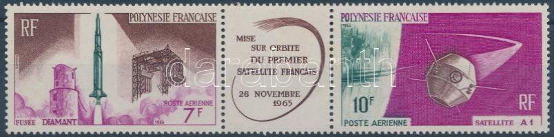 French first satellite in space stripe of 3, Első francia műhold a világűrben hármascsík