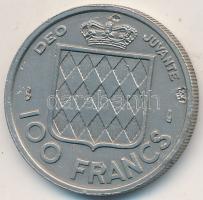 Monaco 1956. 100Fr T:2- ü. Monaco 1956. 100 Francs C:VF ding KM#134