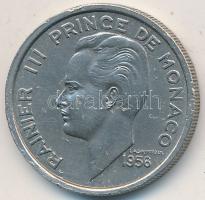 Monaco 1956. 100Fr T:2- ü.
Monaco 1956. 100 Francs C:VF ding
KM#134