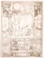 Kass János (1927-2010): Képek az Ótestamentumból, teljes mappa - 10 lap (Európa, 1985.)
10 db-os réz...