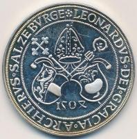 Ausztria / Salzburgi Érsekség 1504. "Rubentaler" "Leonhard von Keutschach" Ag replika (35,55g/0.925) T:PP Austria / Archbishopric of Salzburg 1504. "Rubentaler" "Leonhard von Keutschach" Ag replica (35,55g/0.925) C:PP