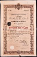 Budapest 1903. "A Magyar Korona Országai 4%-kal kamatozó Járadékkölcsön - Államadóssági Kötvény" 2000K-ról szelvényekkel, szárazpecséttel T:III
