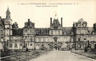 Fontainebleau, Palace of Fontaineblea, Facade and Principal Entrance