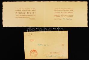 1942 Meghívó a Balassa cserkészcsapat teaestjére