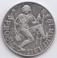 Ausztria 1938. Újévi Ag zseton (4.53g/23mm) T:2-,3 Austria 1938. "Prosit Neujahr" new year's Ag token (4.53g/23mm) C:VF,F