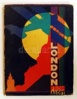 cca 1920 London from aloft. Picture guide of the city. 92p.