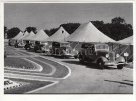 1938 India, a jaipuri maharadzsa vadásztábora (amelynek vendége volt Széchenyi Zsigmond is), a család által feliratozott későbbi másolat, 11x16 cm