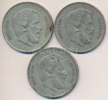 1947. 5Ft Ag "Kossuth" (3x) T:3,3-
Adamo F8.1