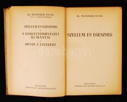 Weninger Antal: Szellem és egészség. Bp., 1941, Vörösváry Kiadóvállalat. Félvászon kötésben, ceruzás...