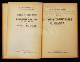 Weninger Antal: A gyógyítóművészet új irányai. Bp., 1941, Vörösváry Kiadóvállalat. Félvászon kötésbe...