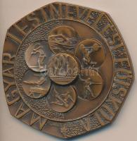 Kovács Dezső (1921-) "Magyar Testnevelési Főiskola" Br plakett tokban (69mm) T:2