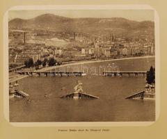 1947 Budapest asztali naptár, benne csak a város hídjainak helyreállításáról és az ideiglenes hidakr...