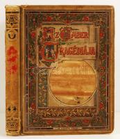 Madách Imre: Az ember tragédiája. Zichy Mihály húsz képével rézfénymetszetben. 3. díszkiadás Bp. 1895. Athenaeum. [4] + 229 p. + 20 t. (heliogr., hártyapapírral). Megviselt, aranyozott Gottermayer egészvászon-díszkötésben, a kötéstábla címképe hiányzik . Egy oldal sérült, hénágy oldal foltos.  Glattfelder Gyula (1874-1943) későbbi csanádi püspök saját kezű dedikáló soraival!
