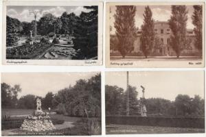 Harkányfürdő - 4 db régi képeslap / 4 old postcards