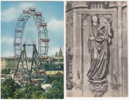 4 db MODERN használatlan külföldi városképes lap; osztrák; Bécs / 4 modern unused foreign town-view ...