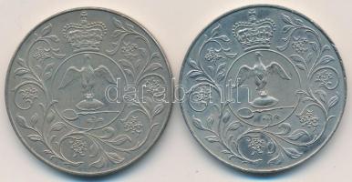 Nagy-Britannia 1977. 25p Cu-Ni "Uralom ezüst jubileuma" T:1,1-  Great Britain 1977. 25 New Pence Cu-Ni "Silver Jubilee of Reign" C:UNC,AU Krause KM# 920