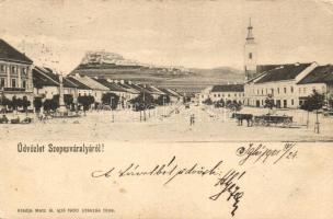 Szepesváralja, church, castle (EB)