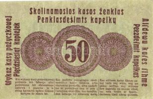 Oroszország/I. világháború/német megszállás/Darlehnskasse Ost. 1916. 50k T:III
Russian/First World W...