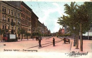 Budapest IX. Ferenc körút litho (b)