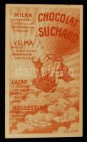 cca 1920 Suchard Milka reklámkártya / Milka advertising