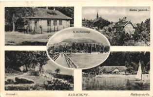 Badacsony, Posta, Siesta penzió, Halászcsárda, Rózsakő (EK)