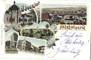 1898 Miskolc, litho; kiadja Lővy József