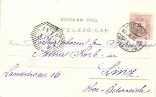 1898 Miskolc, litho; kiadja Lővy József