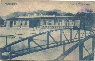 Nagymaros, Magyar Folyam- és Tengerhajózási Rt. kikötője, kiadja Hangya (fa)