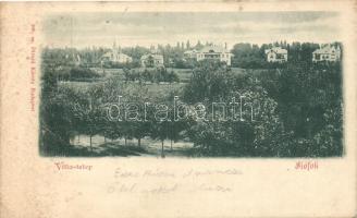 Siófok, Villa telep, kiadja Divald Károly (EK)