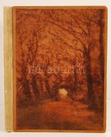 Kiss József: Levelek hullása. Falus Elek rajzaival. A bekötési tábla Courtens festménye után készült. Bp., 1908, Singer és Wolfner. Kiadói félvászon kötés, illusztrált, hátuljából néhány lap ki lett tépve, egyébként jó állapotban.
