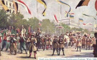 1908 Vienna, Wien, Kaiser-Jubiläums-Huldigungs Festzug