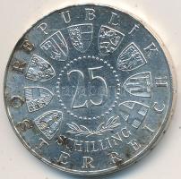 Ausztria 1962. 25Sch Ag "Anton Bruckner" T:2- Austria 1962. 25 Schilling Ag "Anton Bruckner" C:VF