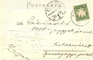 München, Frauenkirche, Wappen / church, coat of arms Emb. litho