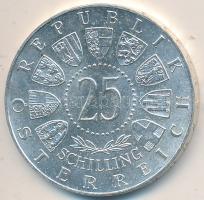 Ausztria 1960. 25Sch Ag "Karintia, népszavazás 1920" T:2 Austria 1960. 25 Schilling Ag "40th Anniversary-Carinthian Plebescite" C:XF