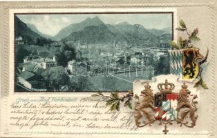 Reichenhall, Wappen / coat of arms Emb. litho