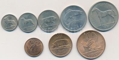 Írország 1966. 1f-1/2C 8klf darab szettben, "Coins of Ireland" éremtartóban T:1,1- Ireland 1966. 1 Farthing - 1/2 Crown 8 different coins in set, in "Coins of Ireland" coin holder C:UNC,AU