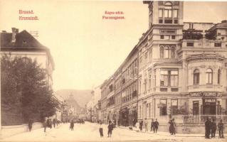 Brassó, Kronstadt; Kapu utca, Dr. Adler fogorvosi rendelője / street, dentistry