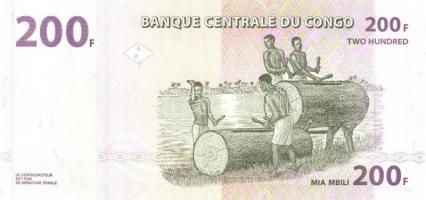 Kongói Demokratikus Köztársaság 2003. 200Fr T:I
Congo Democratic Republic 2003. 200 Francs C:UNC
Kra...