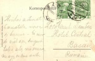 Karlovy Vary, Karlsbad; Wachauer Weinstube und Restaurant / inn interior, floral