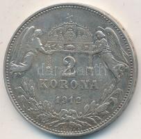1912. 2K Ag "Ferenc József" T:2- Adamo K6