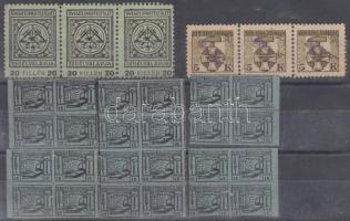 30 db magyar Segély-, és tagsági bélyeg összefüggésekben