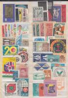 1940-1968 69 db magyar levélzáró berakólapon + 2000 Karácsony levélzáró kisív