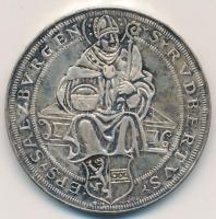 Ausztria / Salzburgi Érsekség 1551. Guldiner "Ernst von Bayern" Ag replika (36,3g/0.925/45mm) T:PP Austria / Archbishopric of Salzburg 1551. Guldiner "Ernst von Bayern" Ag replica (36,3g/0.925/45mm) C:PP