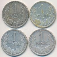 1926-1938. 1P Ag (4x) T:2-,3