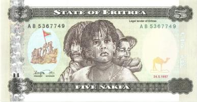 Eritrea 1993. 5N T:II Eritrea 1993. 5 Nakfa C:XF Krause 5