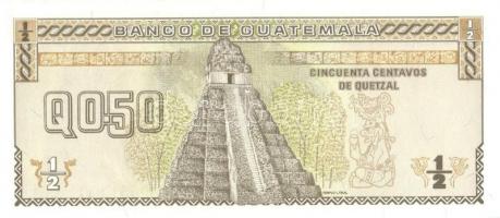 Guatemala 1992. 1/2Q T:I
Guatemala 1992. 1/2 Quetzal C:UNC
Krause 72