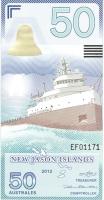 Falkland-szigetek / Új Jason-szigetek 2012. 50A T:I Falkland Islands / New Jason Islands 2012. 50 Australes C:UNC